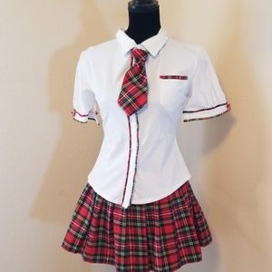 3pc School Girl Costume